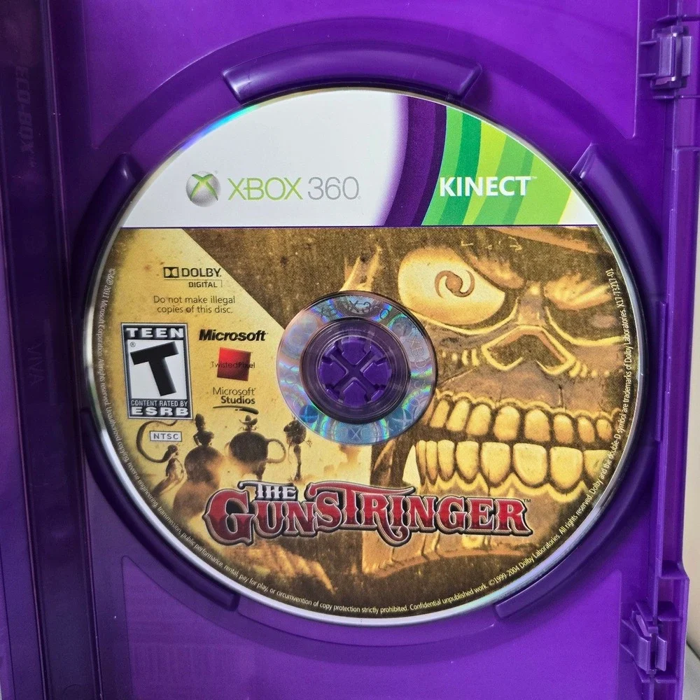 The Gunstringer - Xbox‎ 360 Kinect - Complete CIB W/ Manual Tested & Working